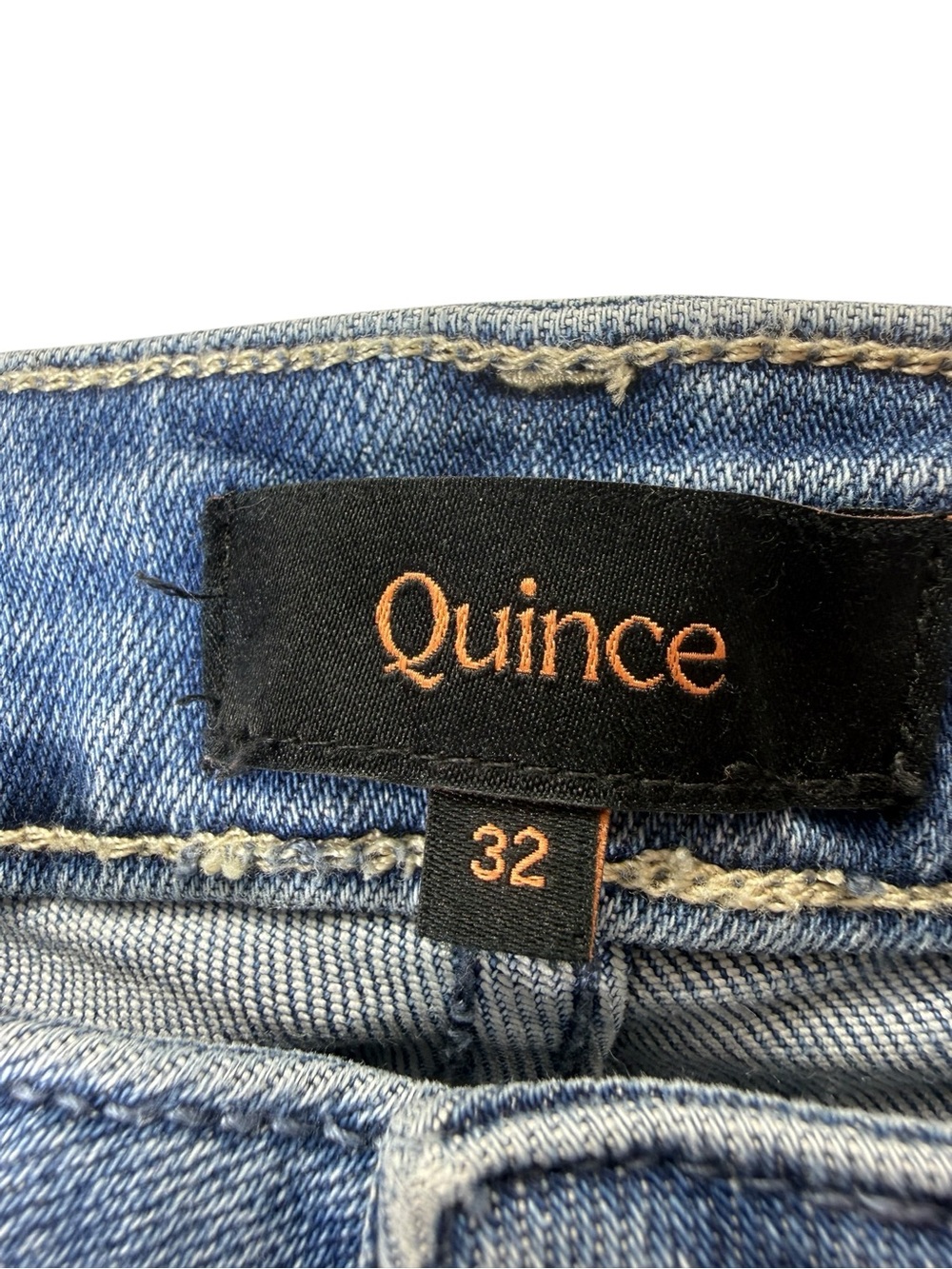 Quince Light Blue High-Rise Wide Leg Jeans Size 32 - Picture 6 of 12